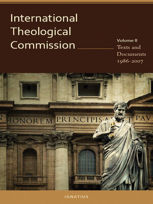 cover image of International Theological Commission